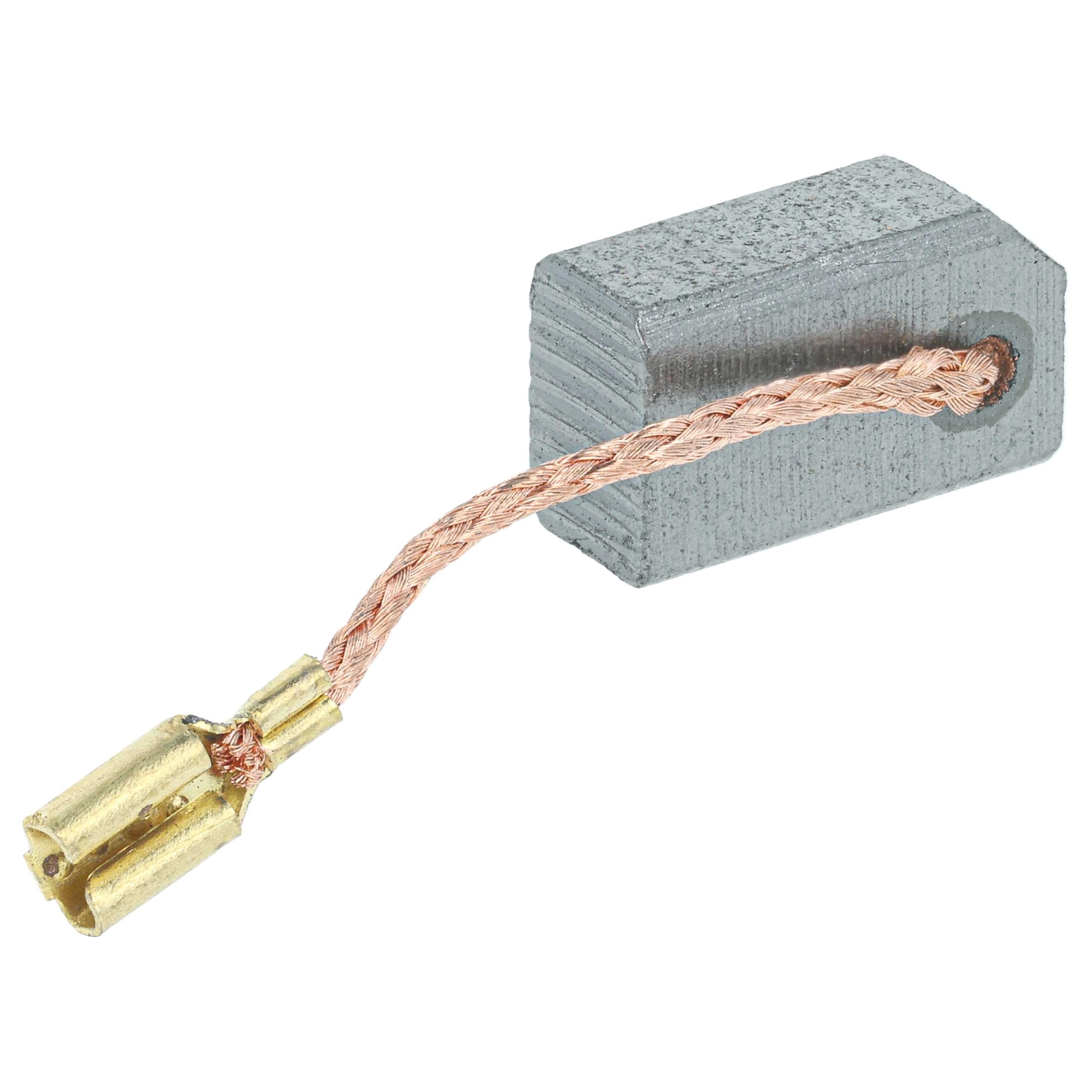 vhbw Spazzole carbone 6x9x15mm per Flex L3709 utensile 2 pezzi