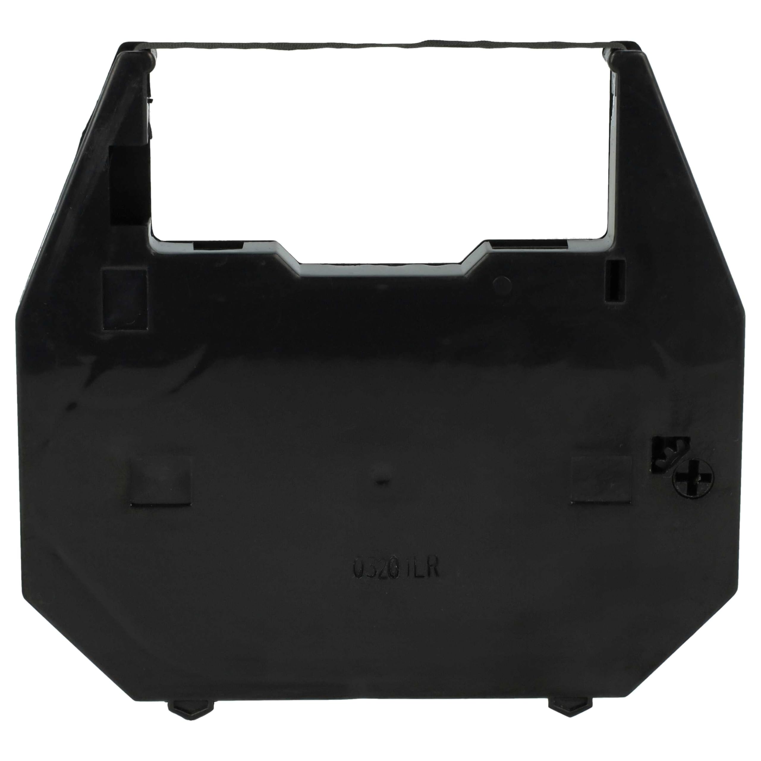 vhbw Nastro inchiostrato per Olympia Carrera de Luxe nero