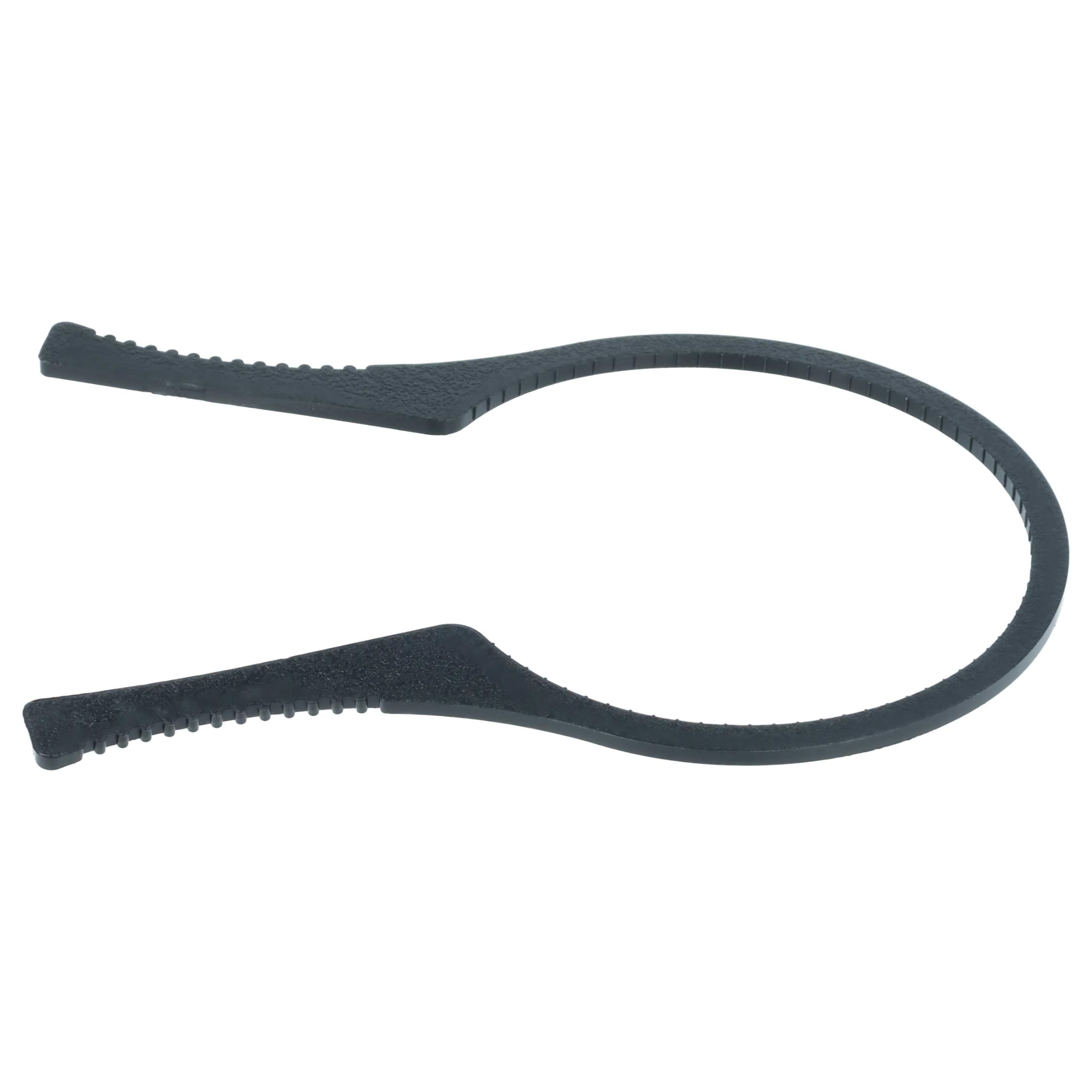 vhbw Chiave 62-82 mm per filtro obiettivo plastica nera