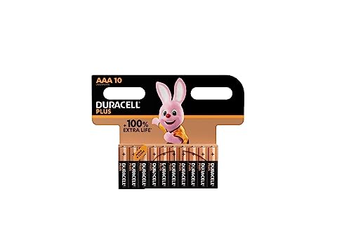 Duracell Plus Pile ministilo AAA alcaline 10x
