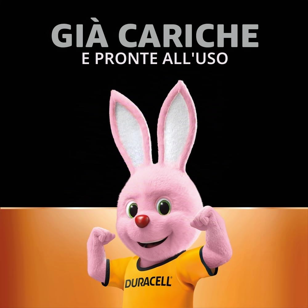 Duracell HR03 DX2400 pile ricaricabili AAA 4 pezzi 900 mAh