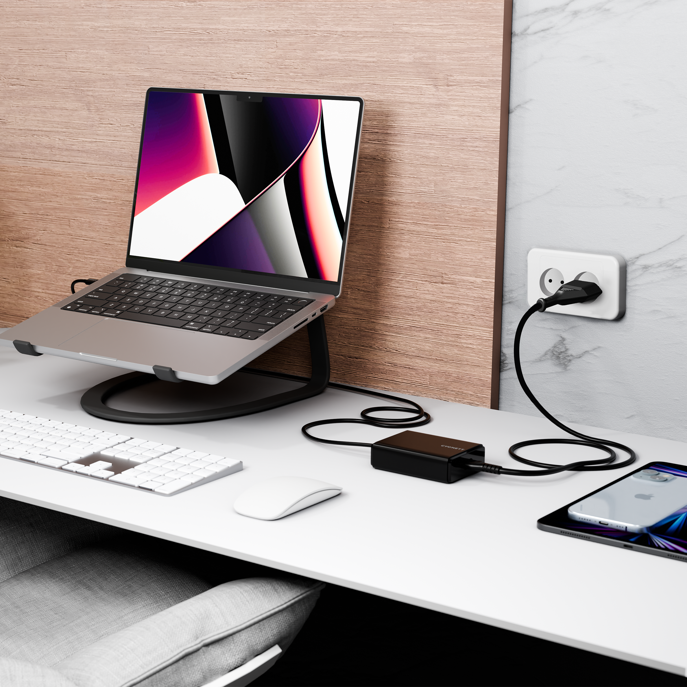 Cygnett PowerMaxx Caricatore USB-C GaN 100W Laptop 1m