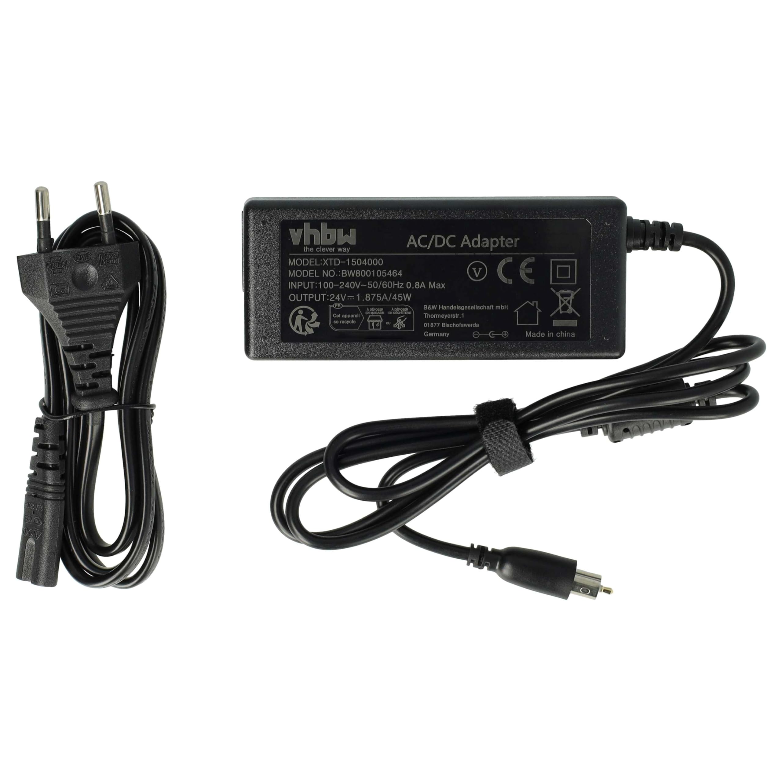vhbw Alimentatore Apple PowerBook G4 Titanium 45W 24V