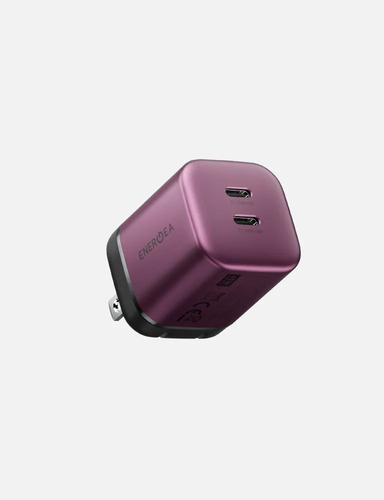 Energea AmpCharge 45 2C AVS US caricatore 45W bordeaux