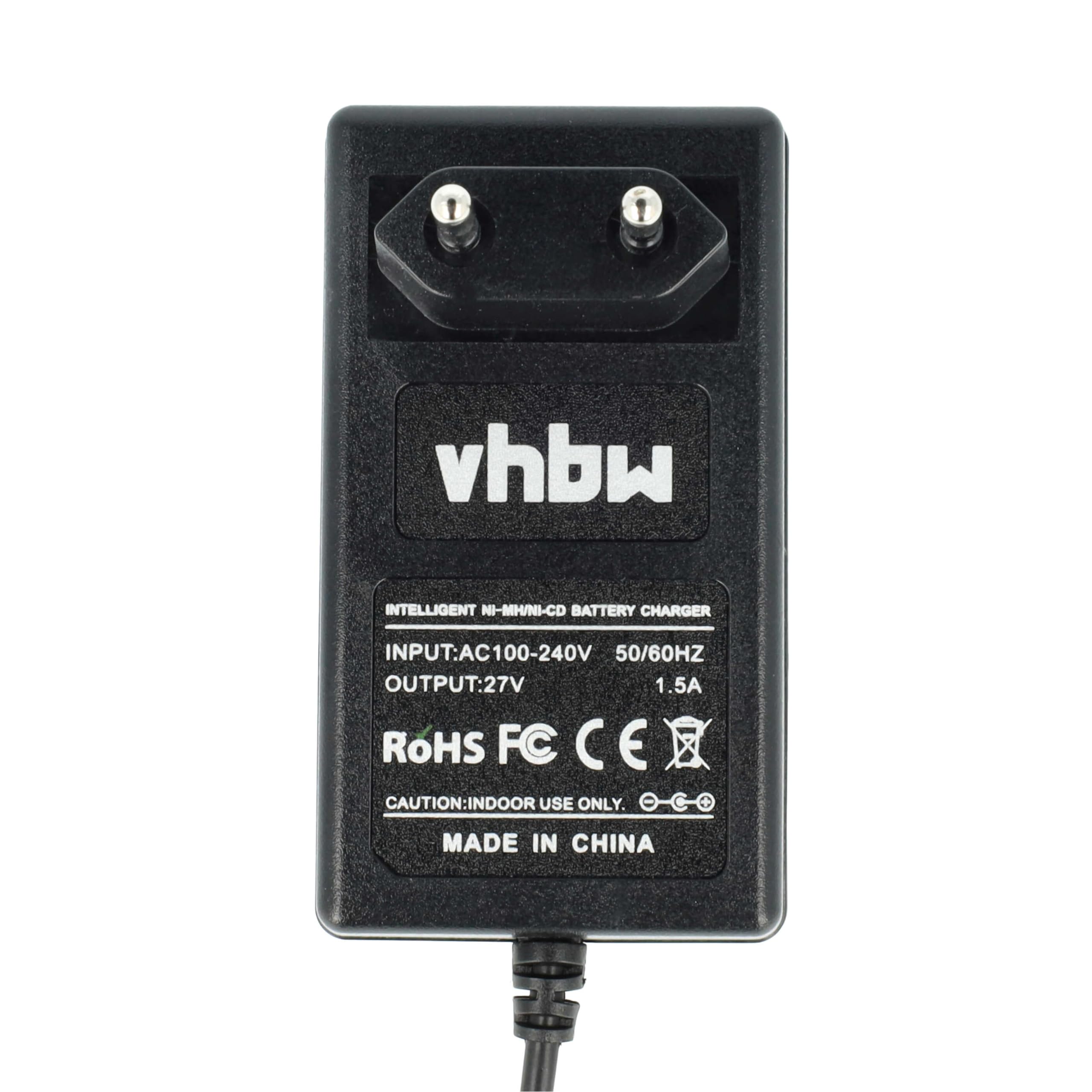 vhbw Caricabatterie Utensili Black Decker A9251 18V Nero
