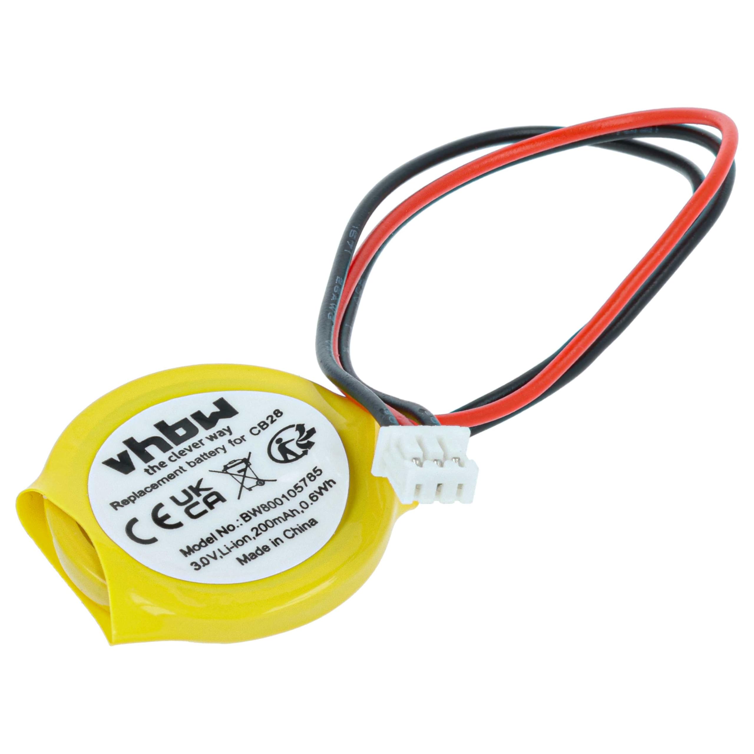 vhbw Batteria BIOS 200mAh per Dell Inspiron 1720 notebook litio