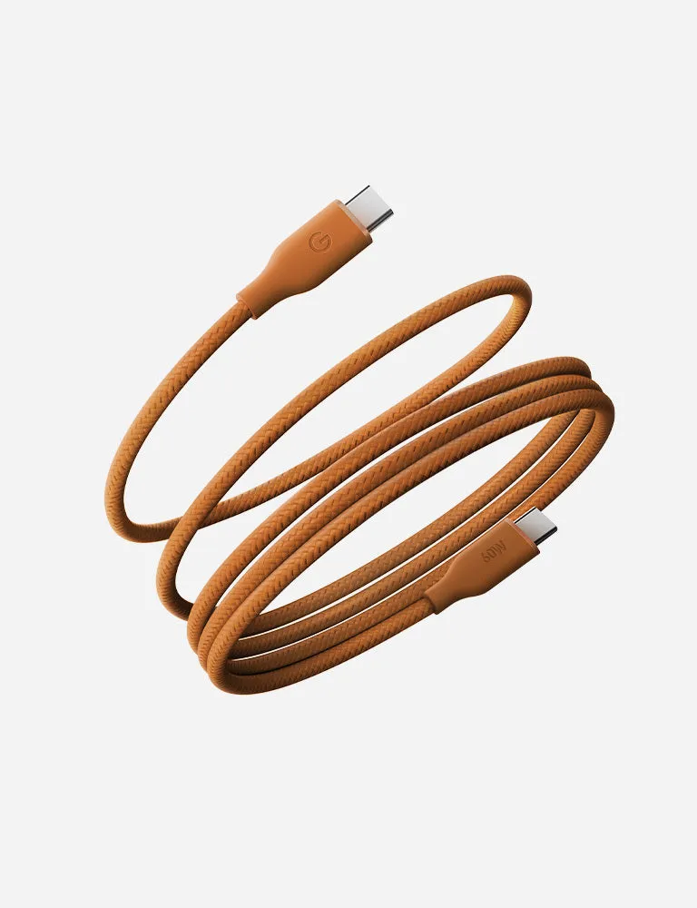 Energea Helix 60 cavo magnetico USB-C 60W 1,5 m Arancione