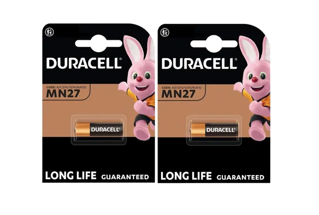 Duracell MN27 Batteria 27A 12V Confezione da 2 Alcalina