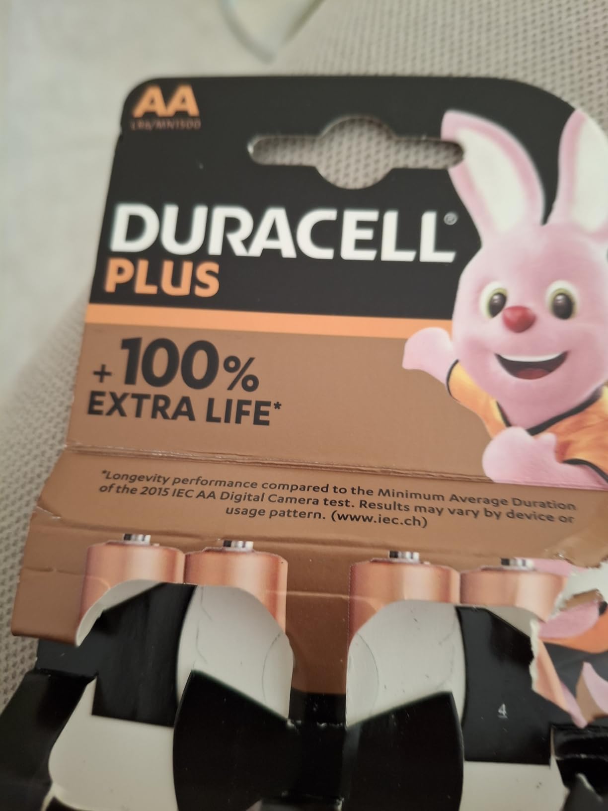 Duracell Plus pile stilo AA alcaline Plus 12 pezzi lunga durata