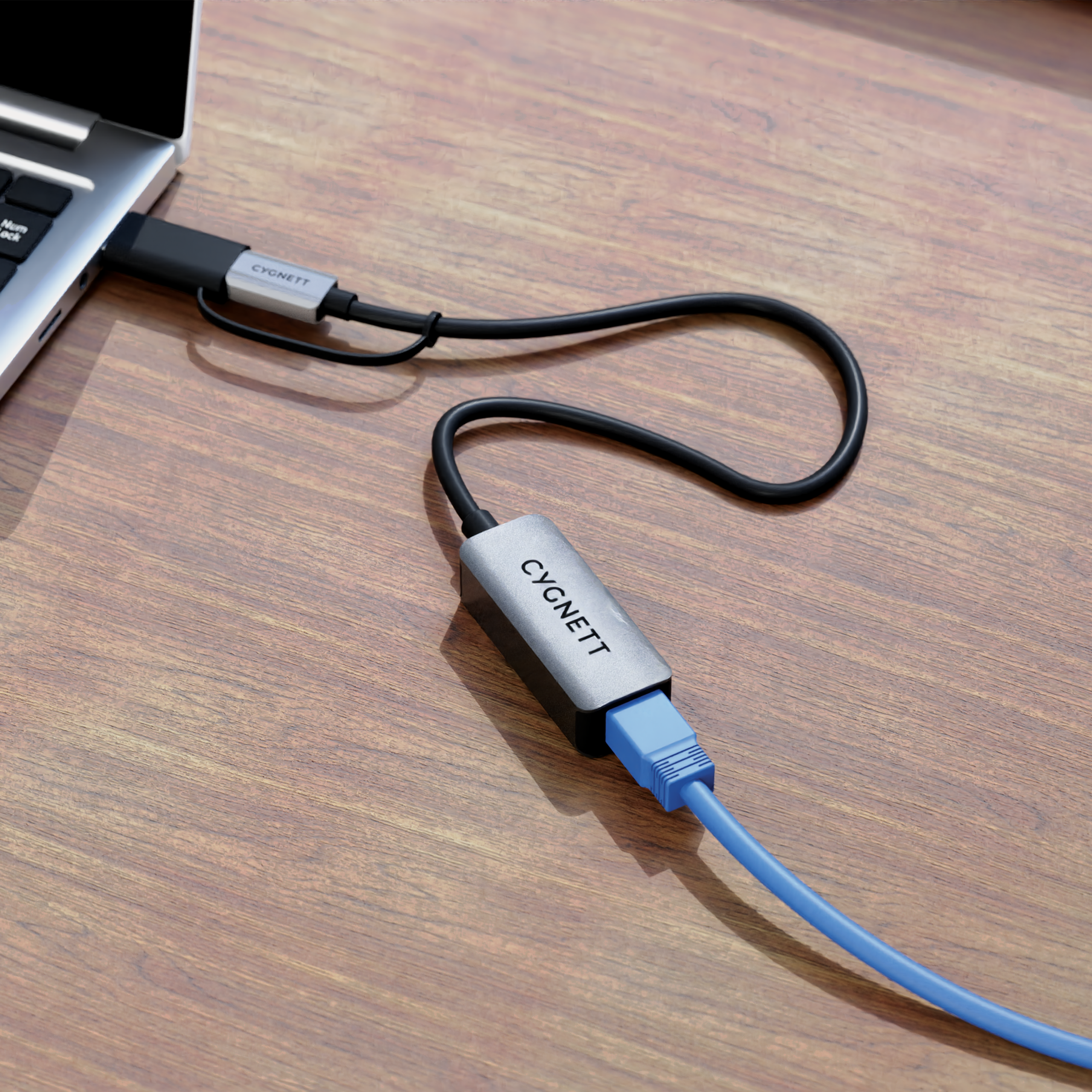 Cygnett adattatore Ethernet USB-C 2,5 Gbps hub