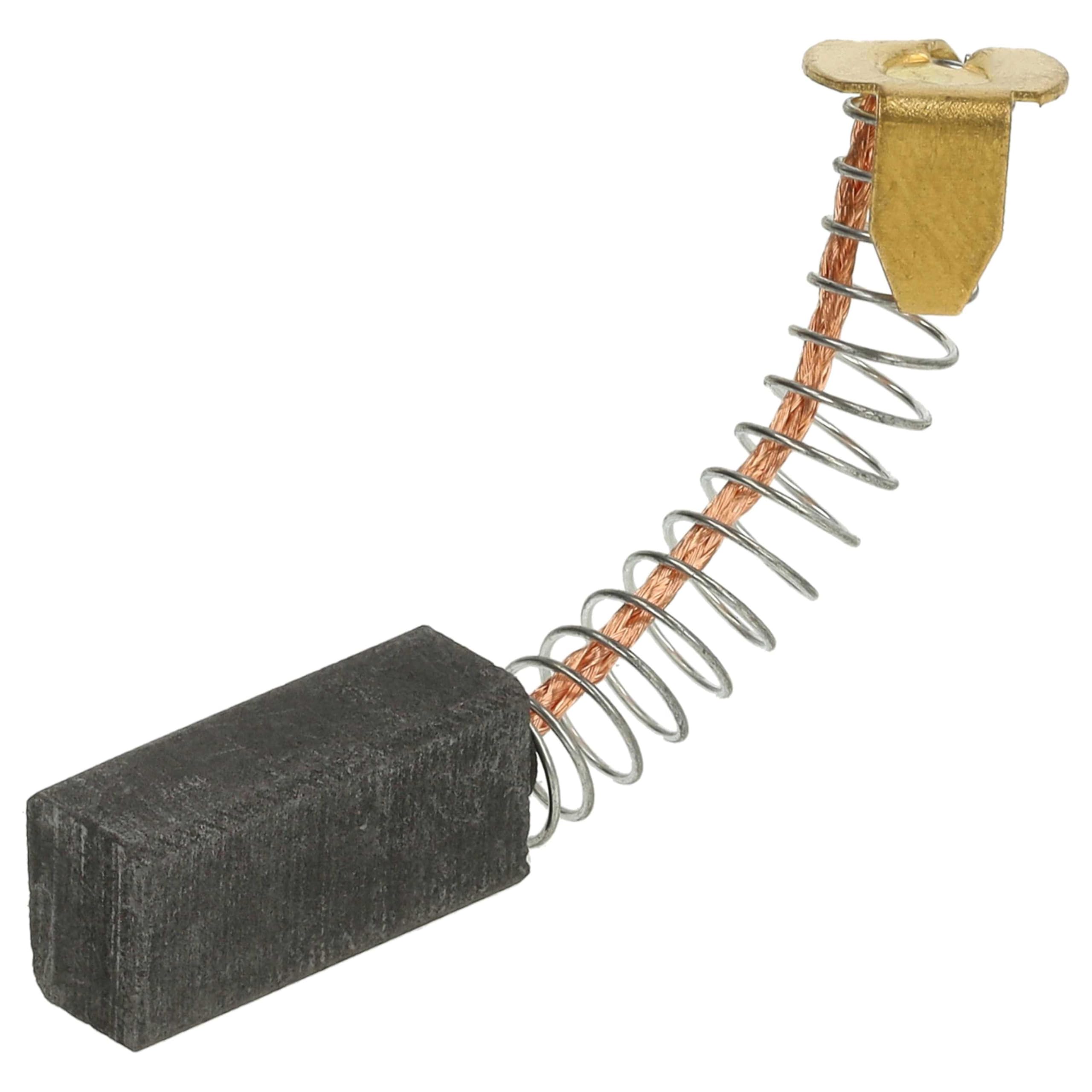 vhbw Spazzole carbone 6x8x18 mm utensile elettrico 2x grafite