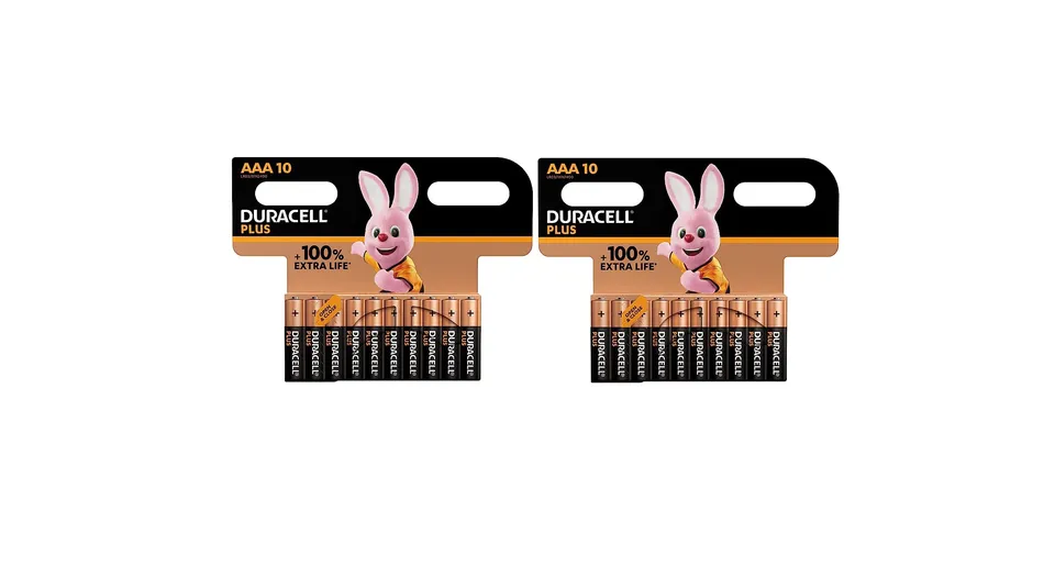 Duracell Plus Pila Ministilo AAA Alcalina 20pz