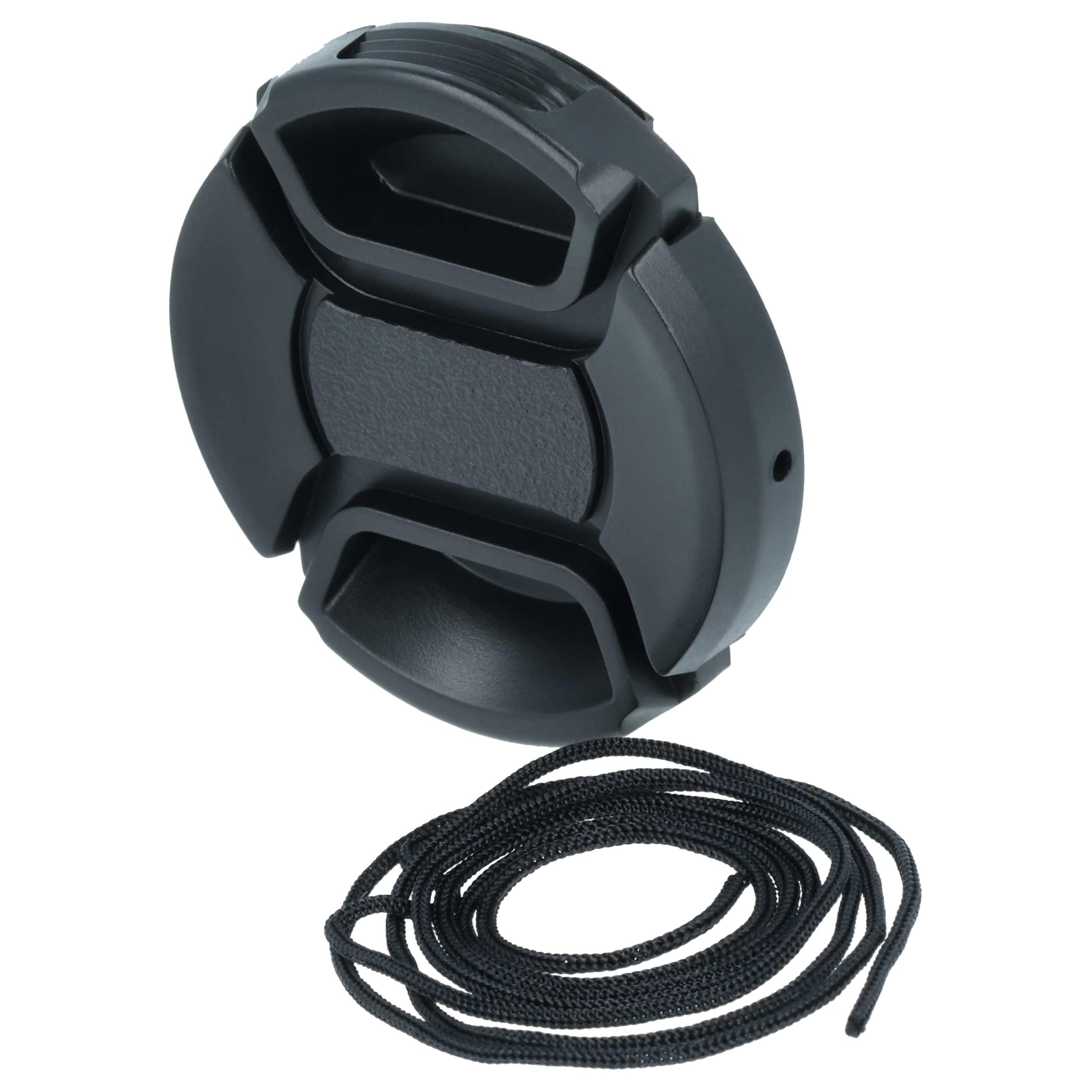 vhbw Copriobiettivo 37mm per Panasonic snap-on nero