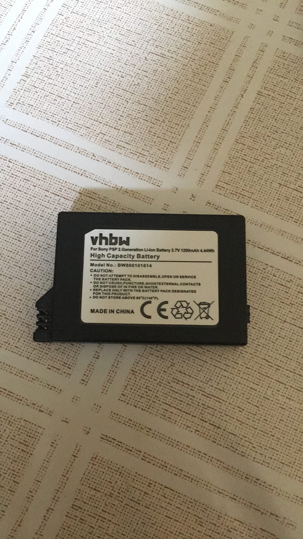 vhbw PSP-S110 batteria console PSP-2000 1200mAh 1 pezzo