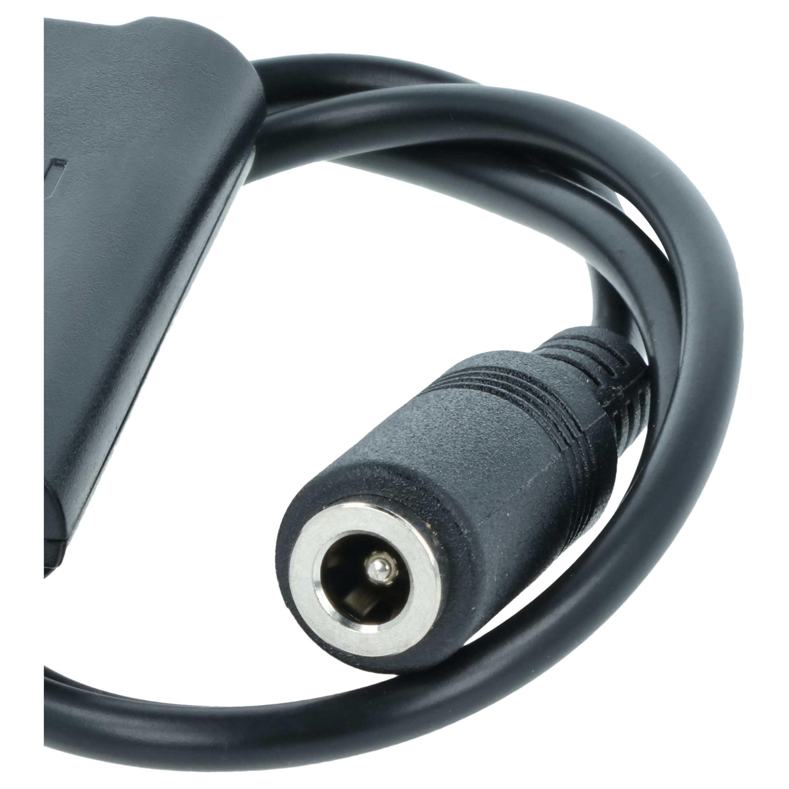 vhbw Accoppiatore CC per Sony NP-BX1 Nero 6 cm