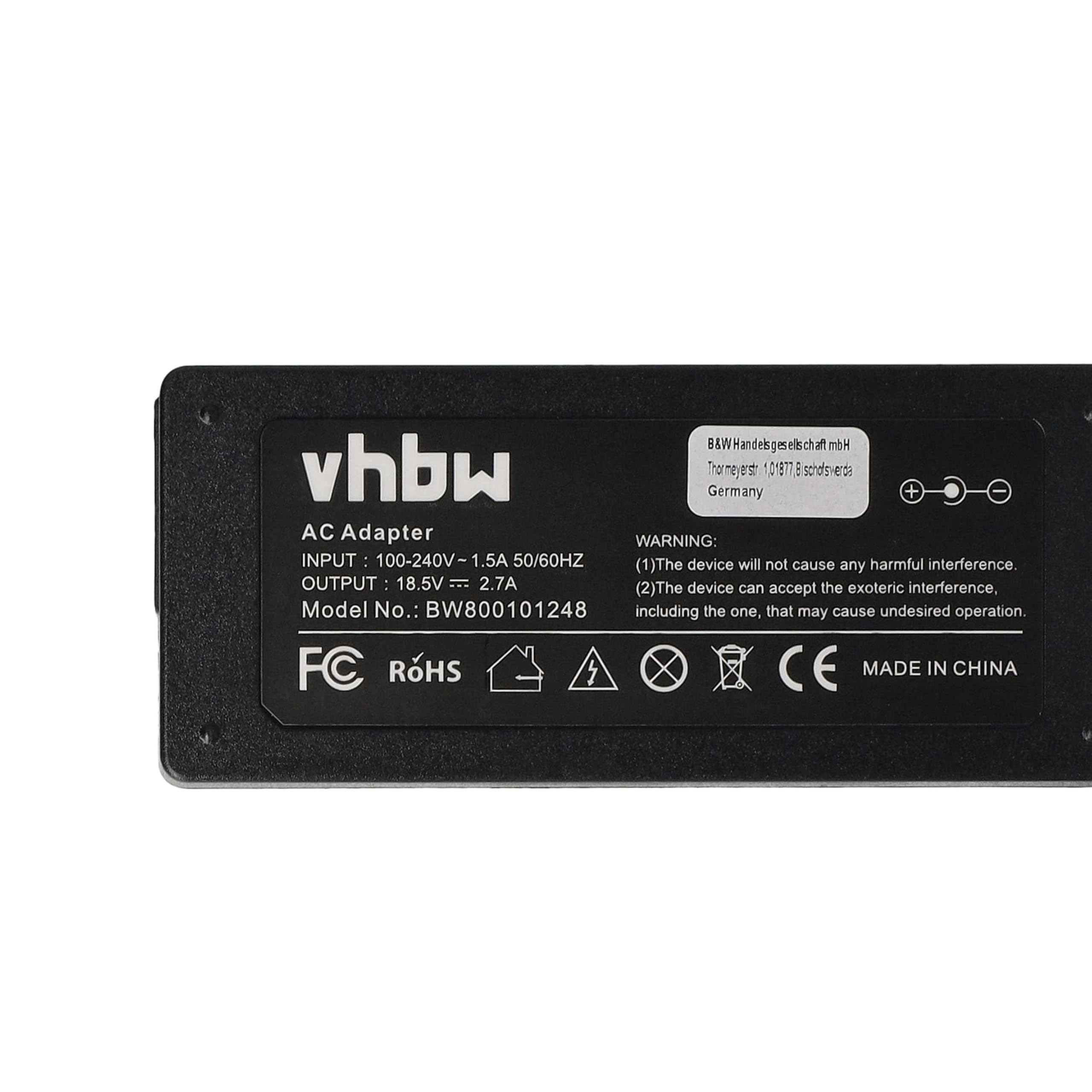 vhbw alimentatore HP 510 notebook 18,5V 50W