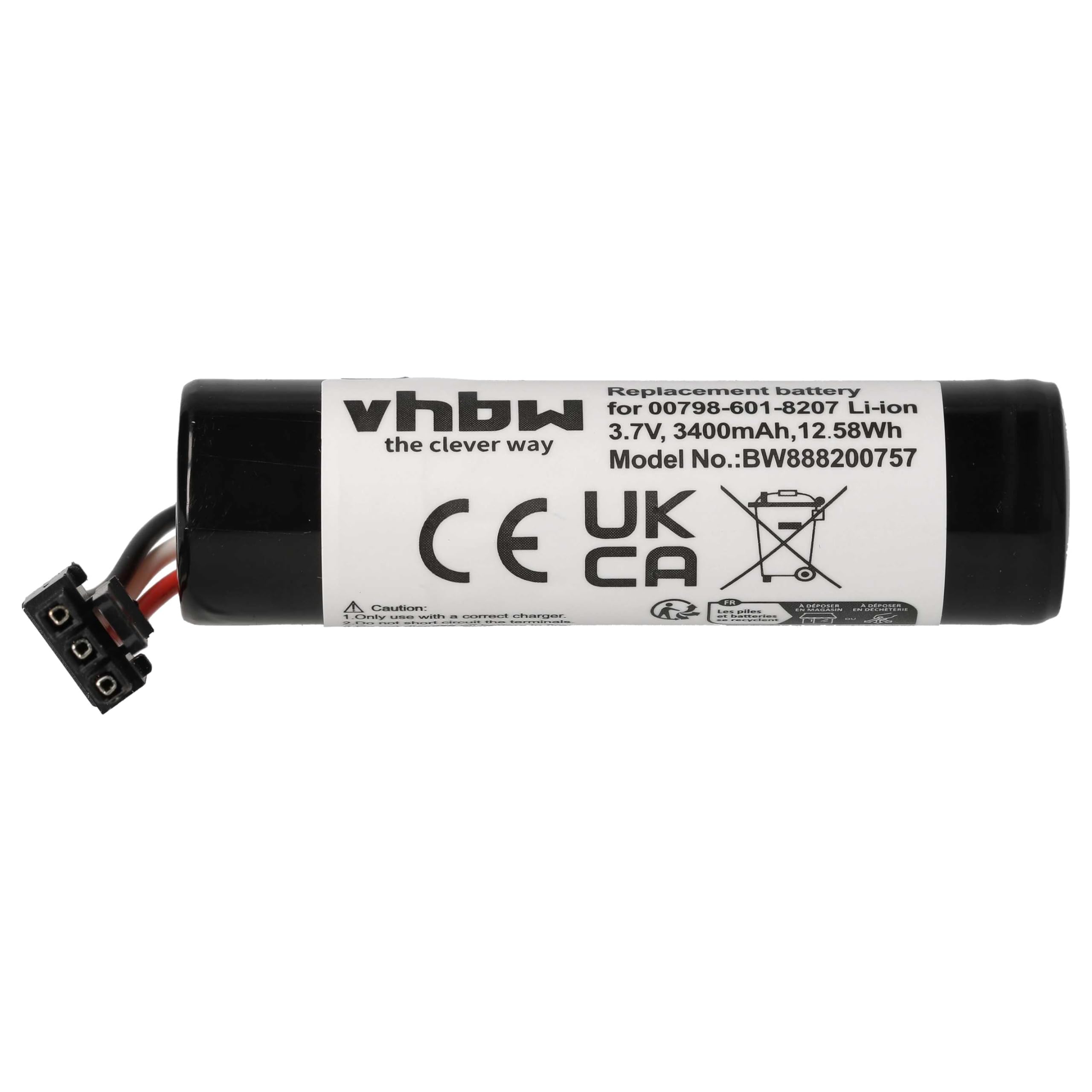 vhbw Batteria Casse per Logitech UE Boom 2 3400mAh Li-Ion