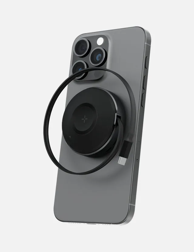 Energea MagDuo Arc caricatore wireless gunmetal 2-in-1