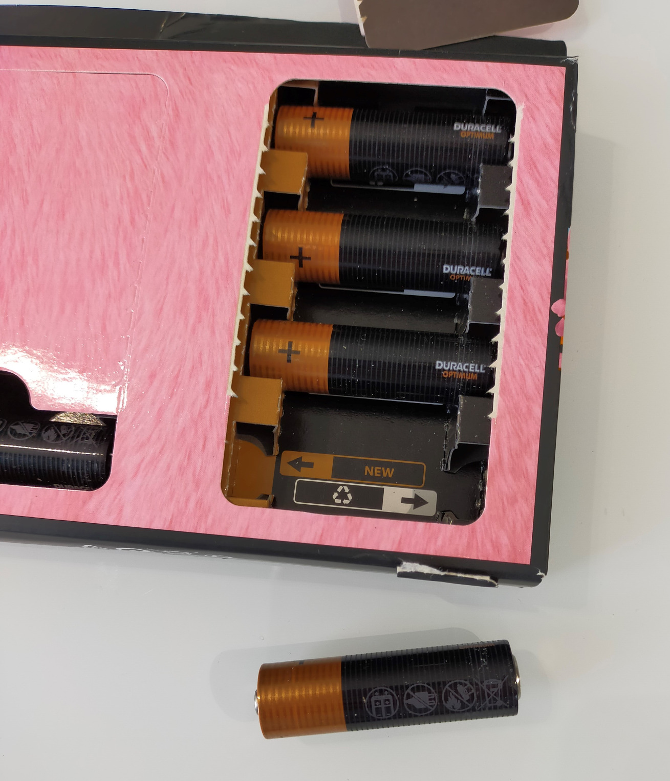 Duracell Optimum Batterie Alcaline AA 1,5V 8 pezzi boost