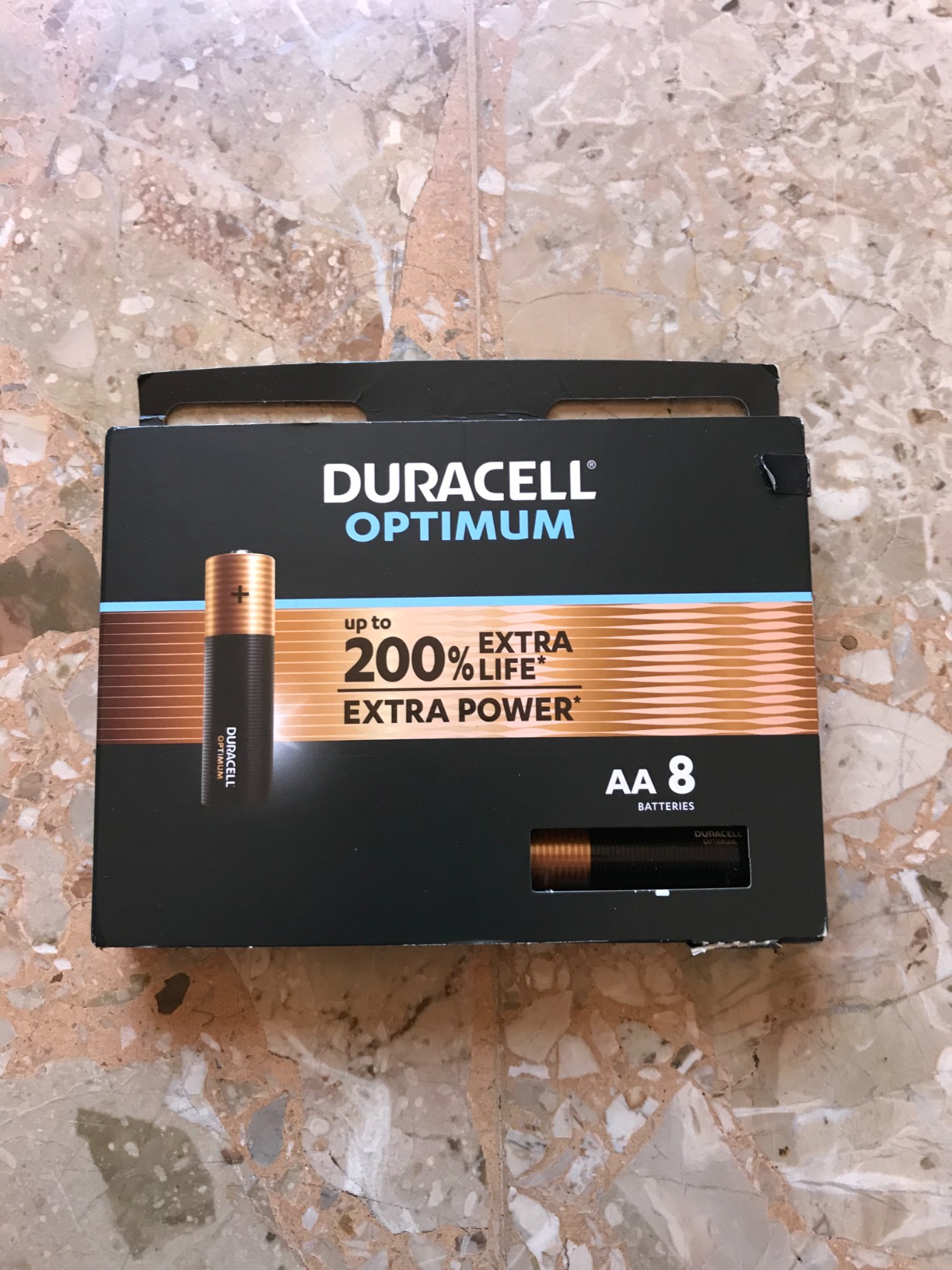 Duracell Optimum Batterie Alcaline AA 1,5V 8 pezzi boost