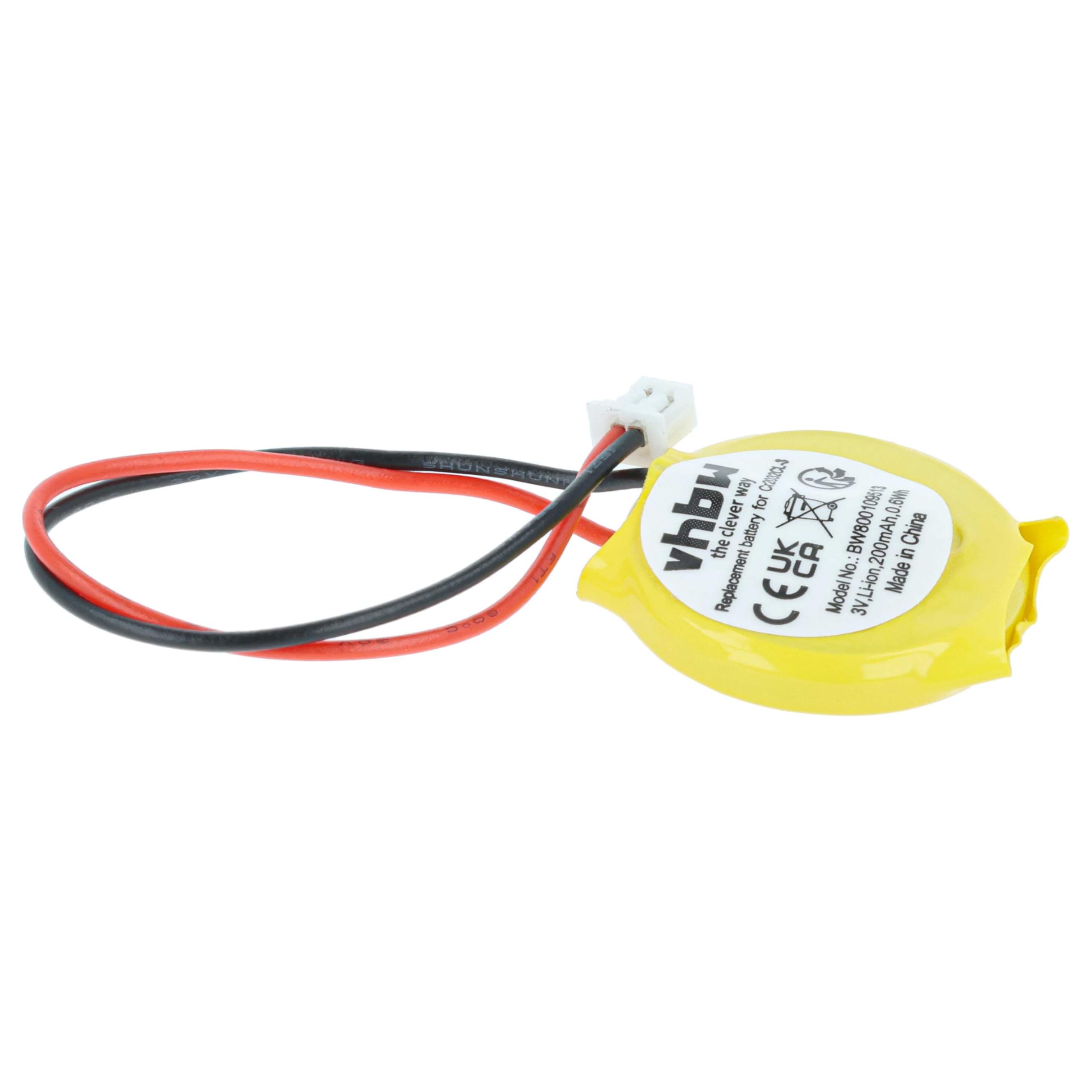 vhbw Batteria BIOS per Lenovo ThinkPad 200mAh Li-Ion