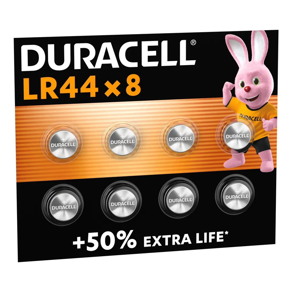 Duracell LR44 batterie alcaline 1,5V da 8 pezzi