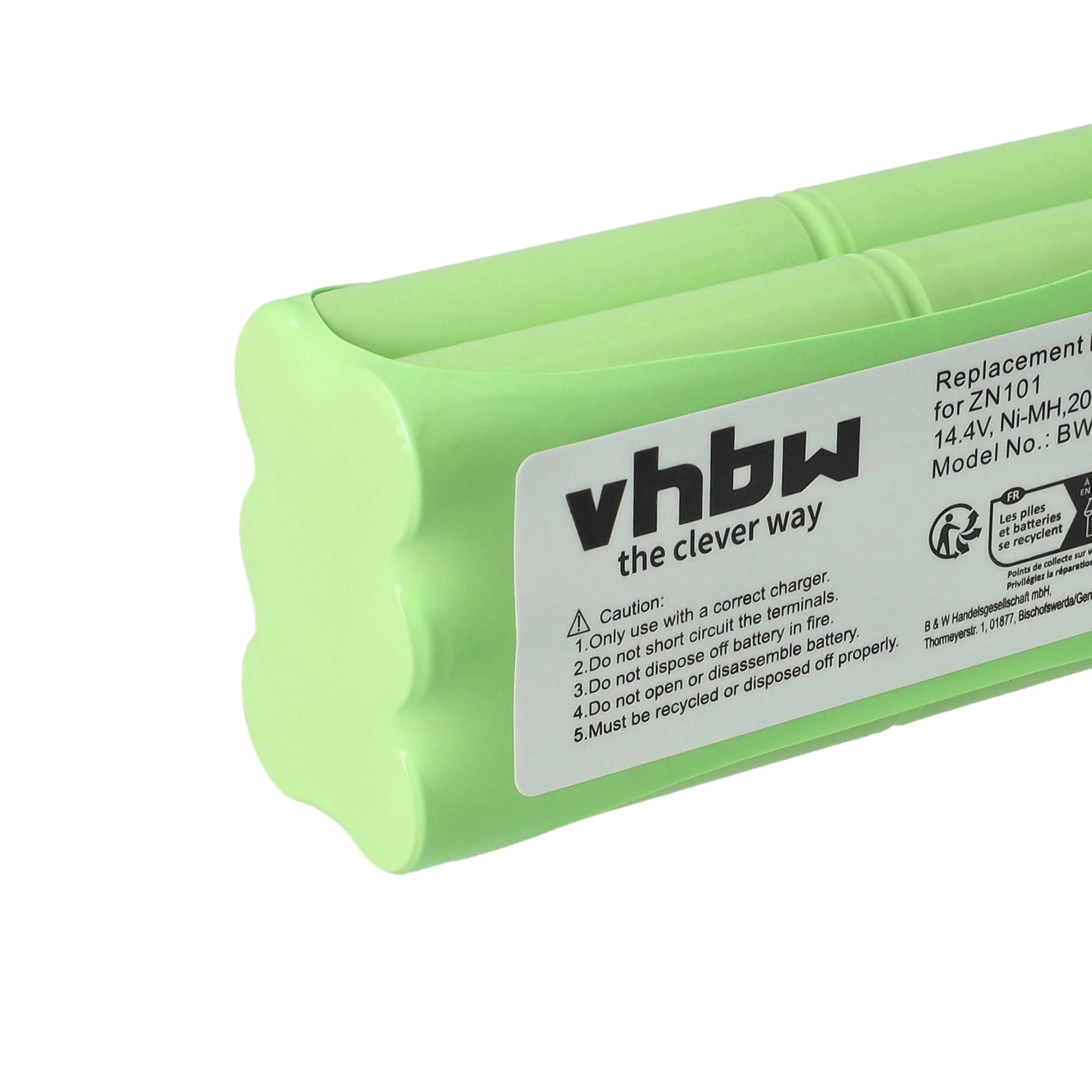 vhbw Batteria per Dirt Devil M606 Libero 2000mAh NiMH