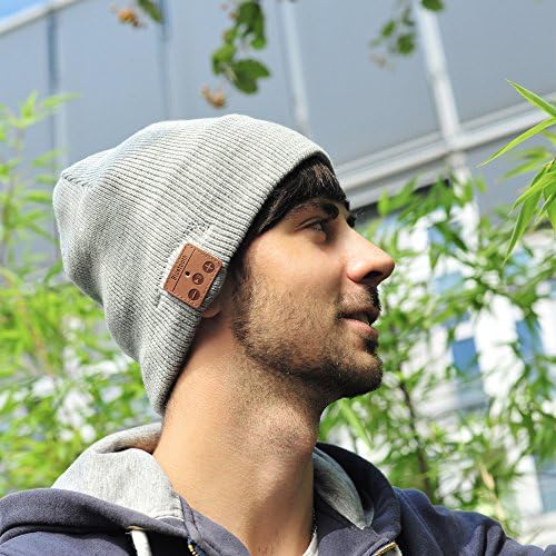 Leicke Sharon berretto bluetooth crema con cuffie