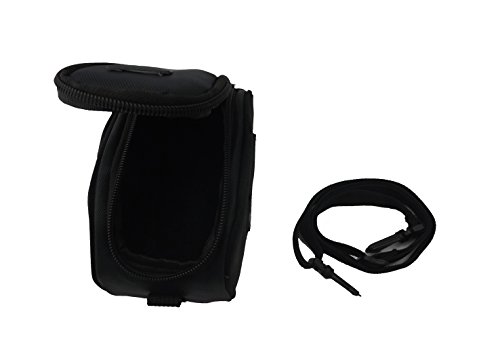 vhbw custodia tracolla universale nera per Sony HDR-CX 13cm