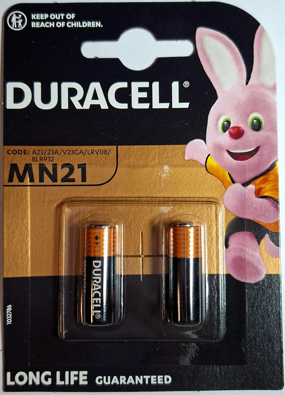 Duracell MN21 Batteria A23 12V Confezione da 2 Alcalina
