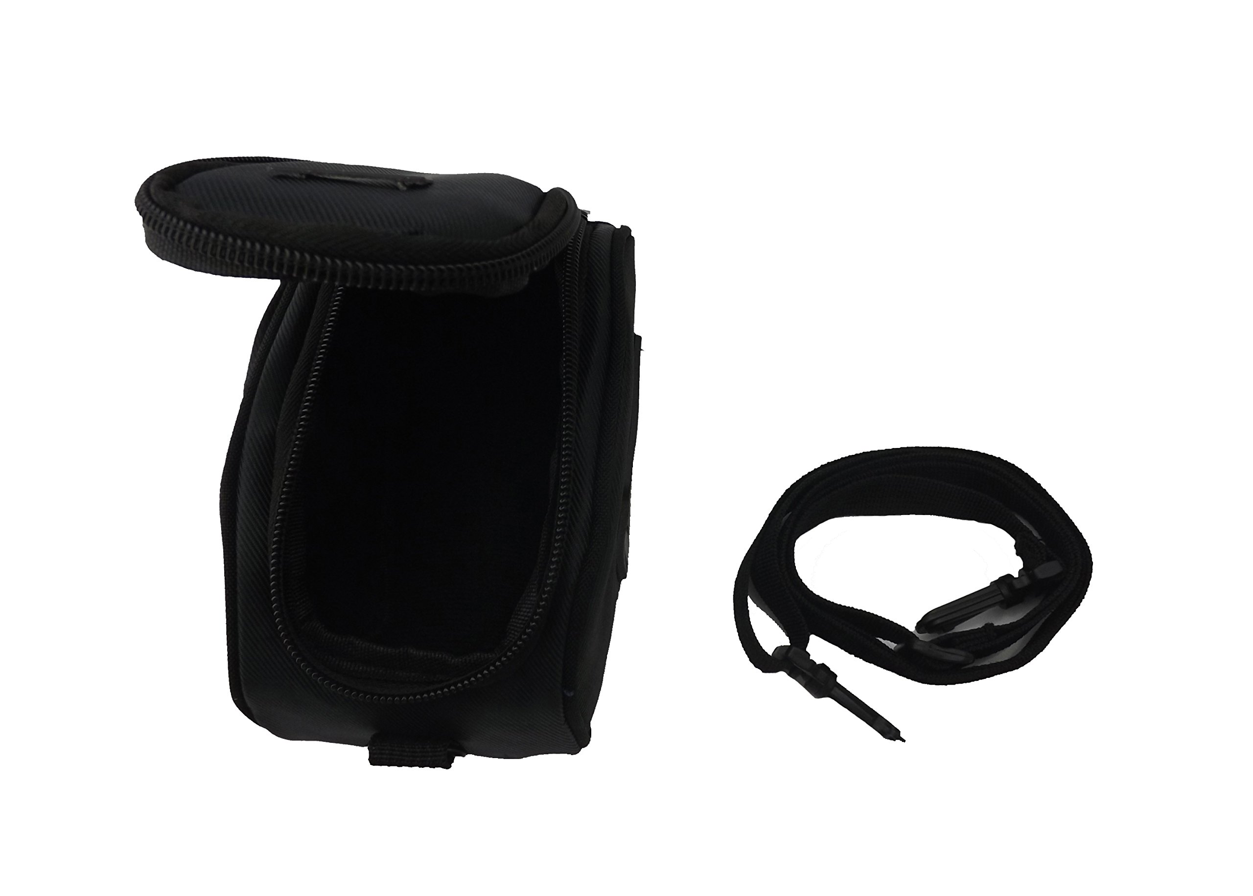 vhbw custodia tracolla universale nera per Sony HDR-CX 13cm