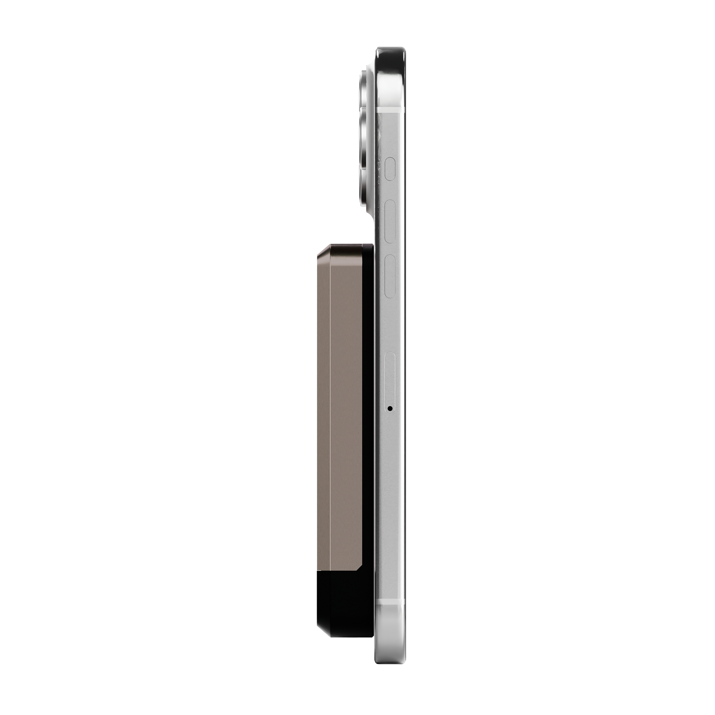 Cygnett MagSlim power bank wireless magnetico 5000mAh champagne