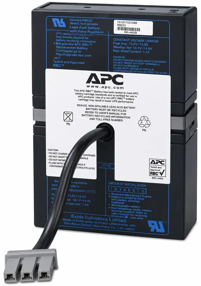 APC RBC33 batteria UPS SC1000I piombo sigillata