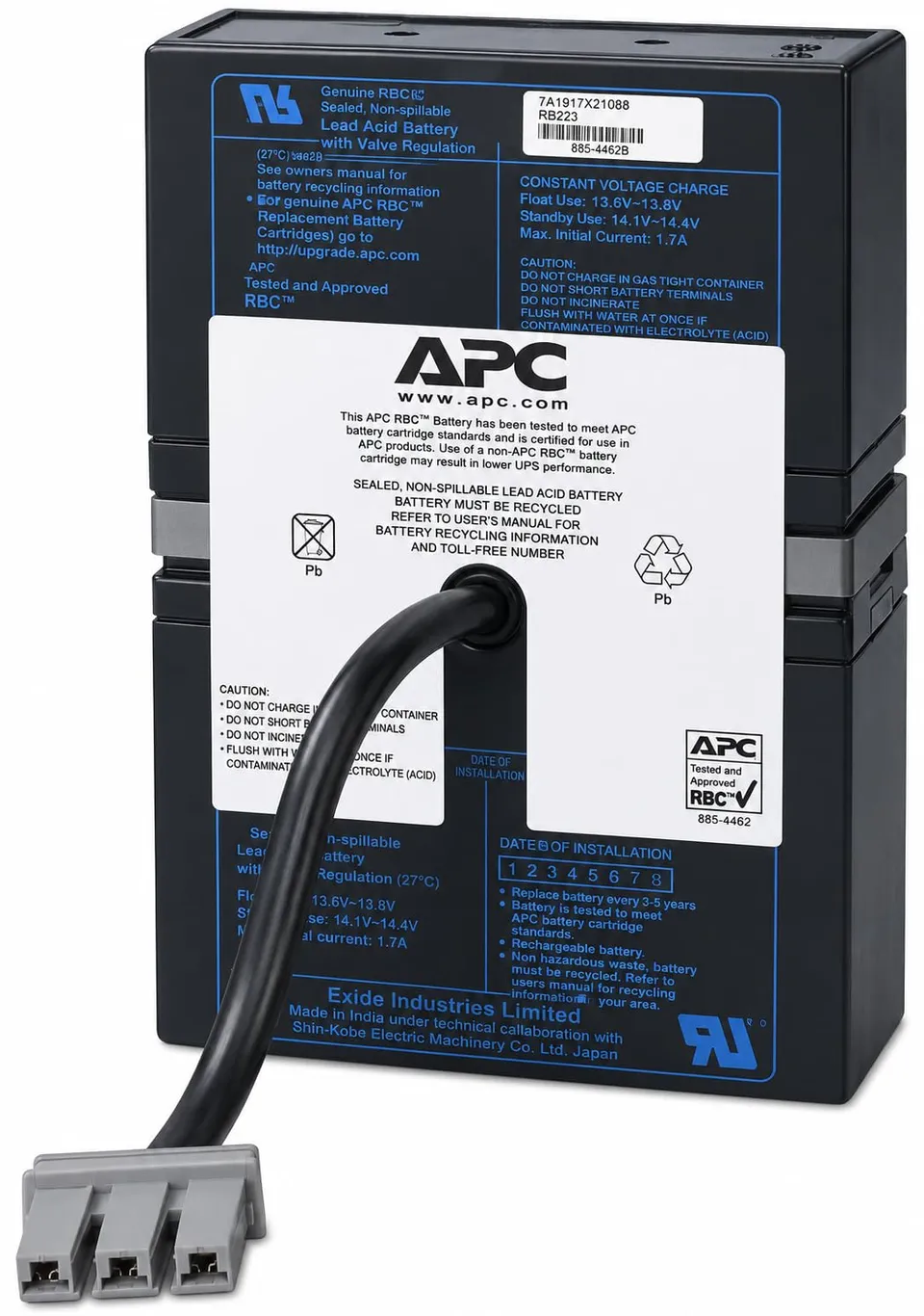 APC RBC33 batteria UPS SC1000I piombo sigillata