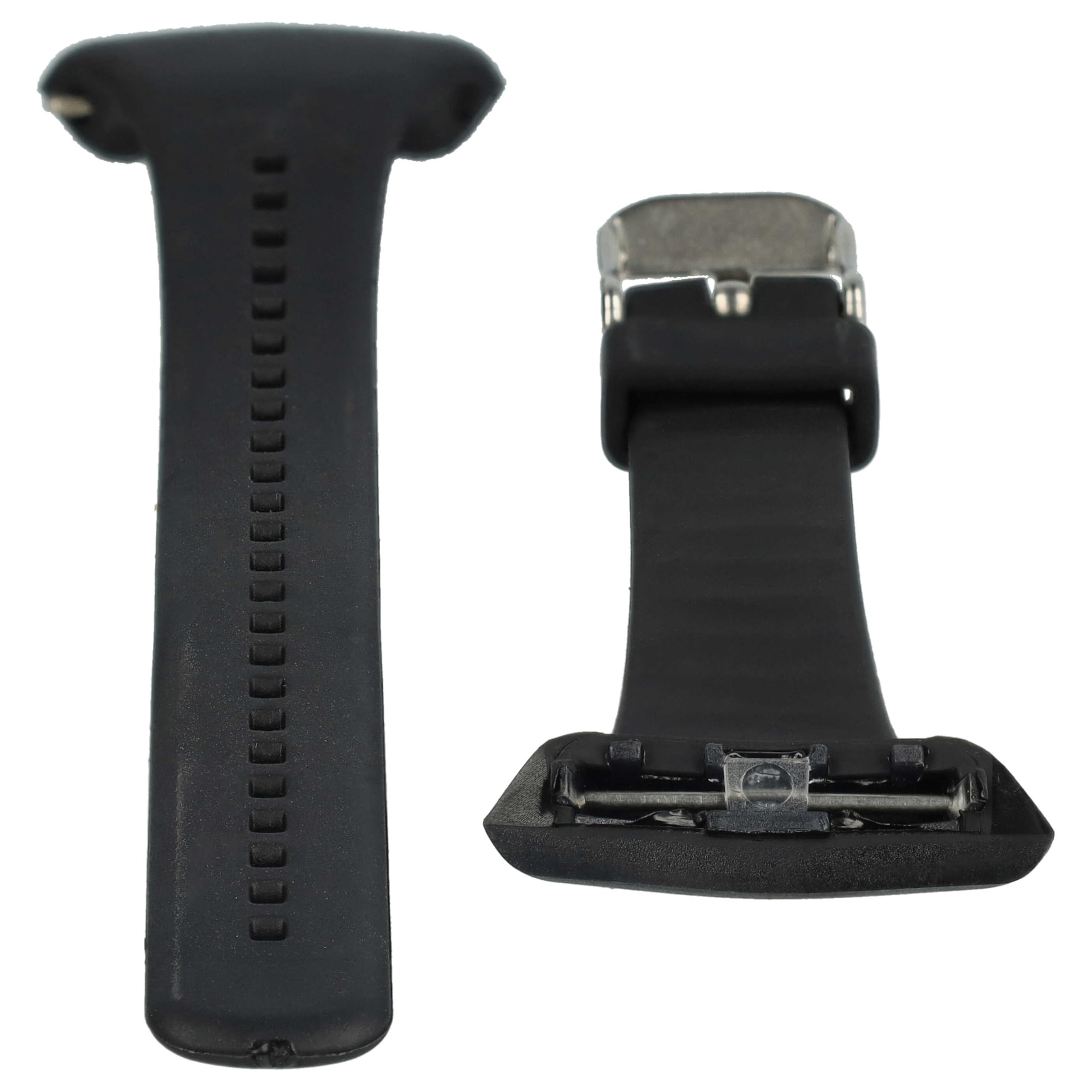 vhbw Cinturino TPE L per Polar FT7 nero 11,5+8,5cm