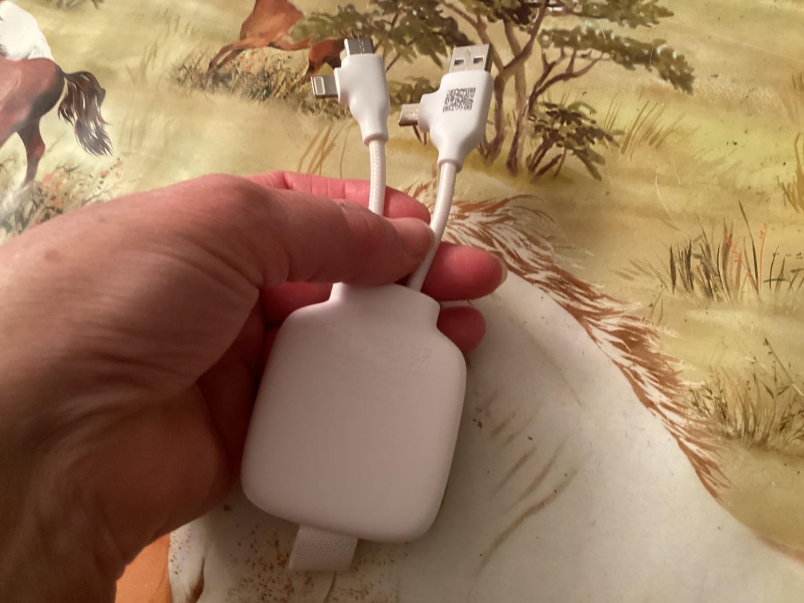 Xoopar Gamma Lite power bank 3000mAh gialla 4 in 1