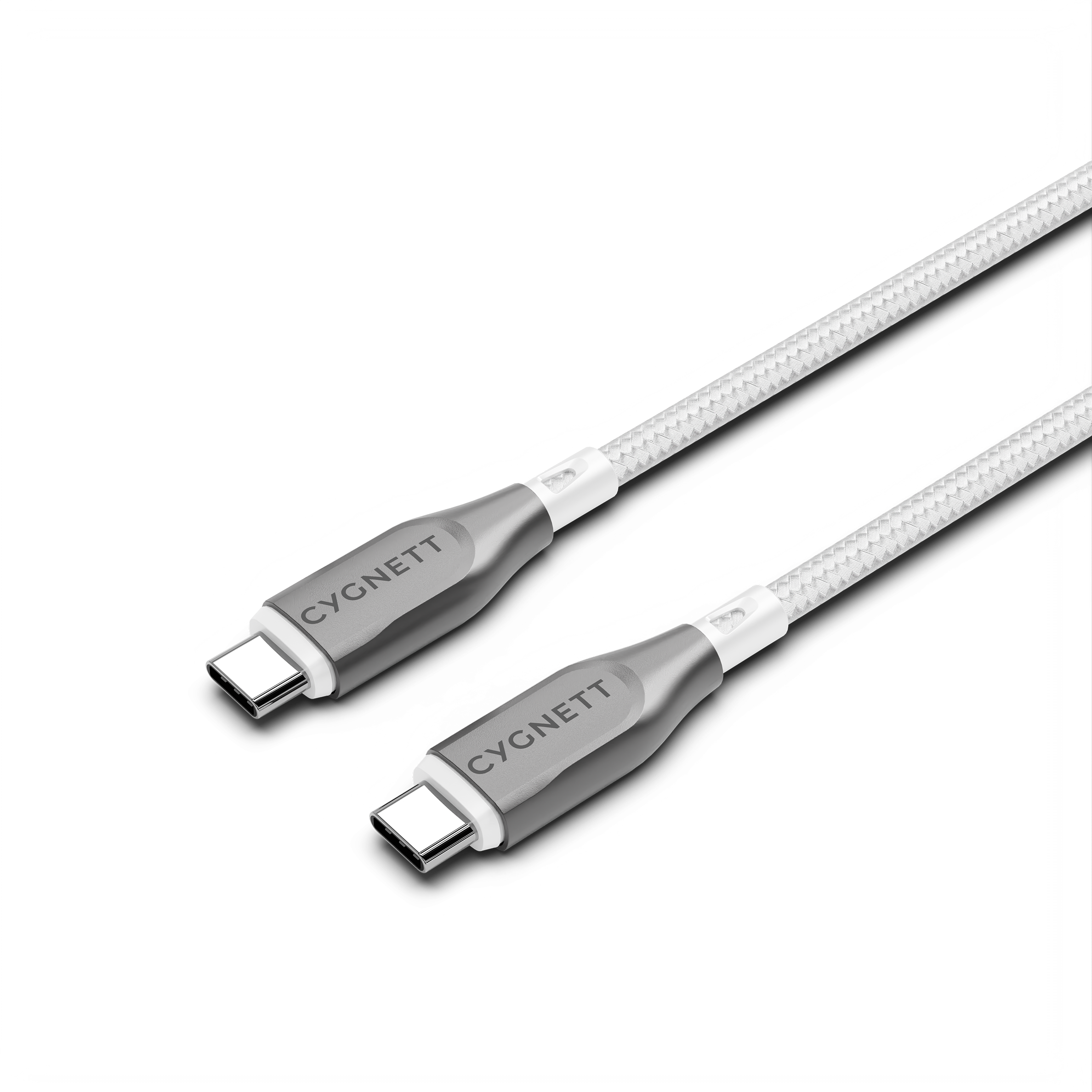 Cygnett Armoured Cavo USB-C USB-C 1 m bianco 100W