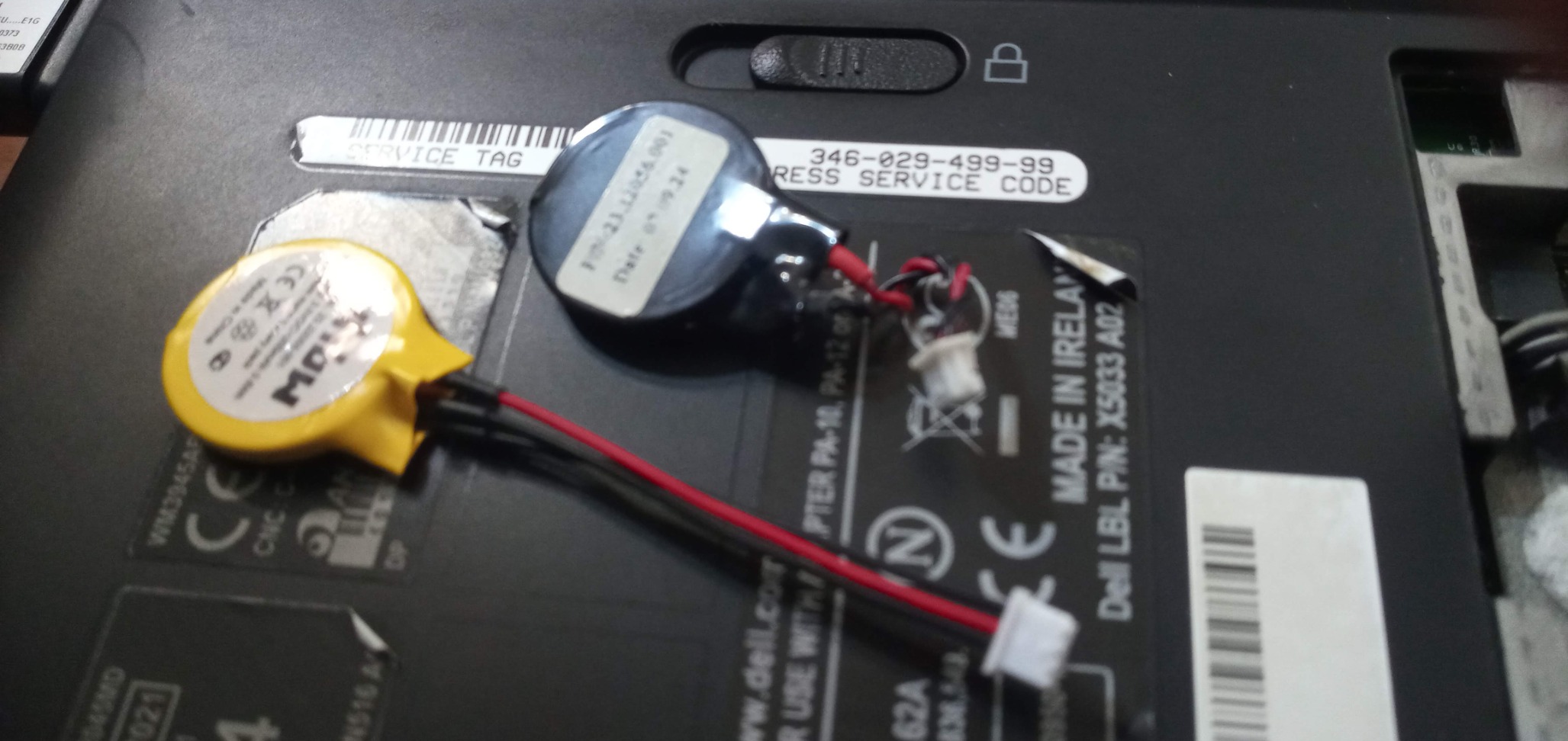 vhbw Batteria BIOS 200mAh per Dell Inspiron 1720 notebook litio