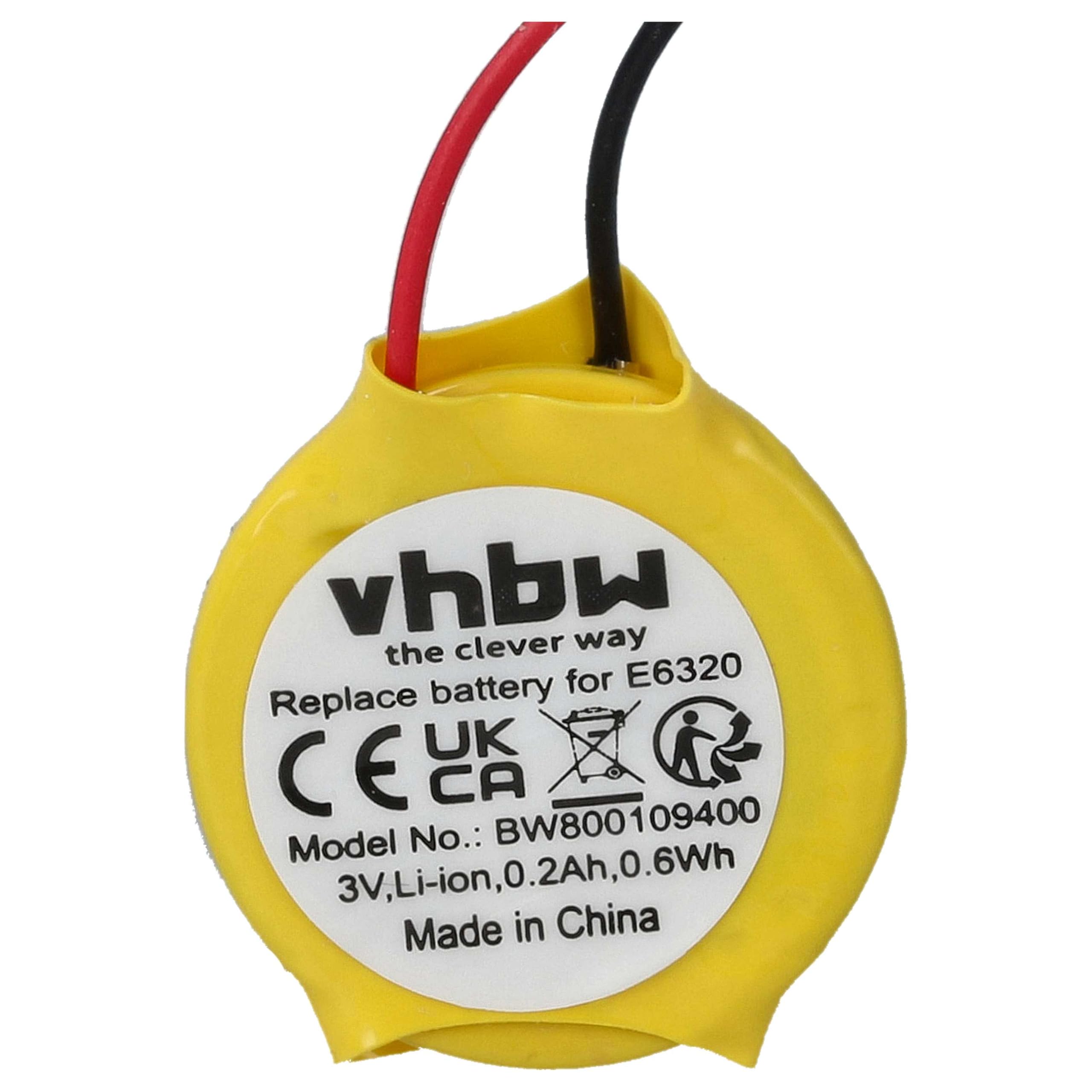 vhbw Batteria BIOS Dell Inspiron Mini 910 200mAh