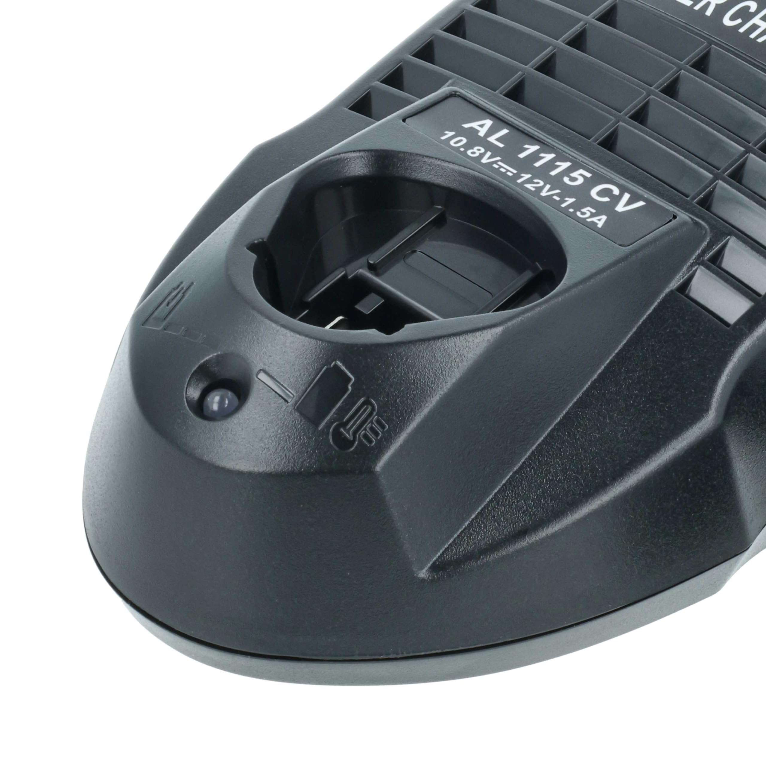 vhbw Caricabatterie Tipo 2 per Bosch 10.8V utensili Li-Ion