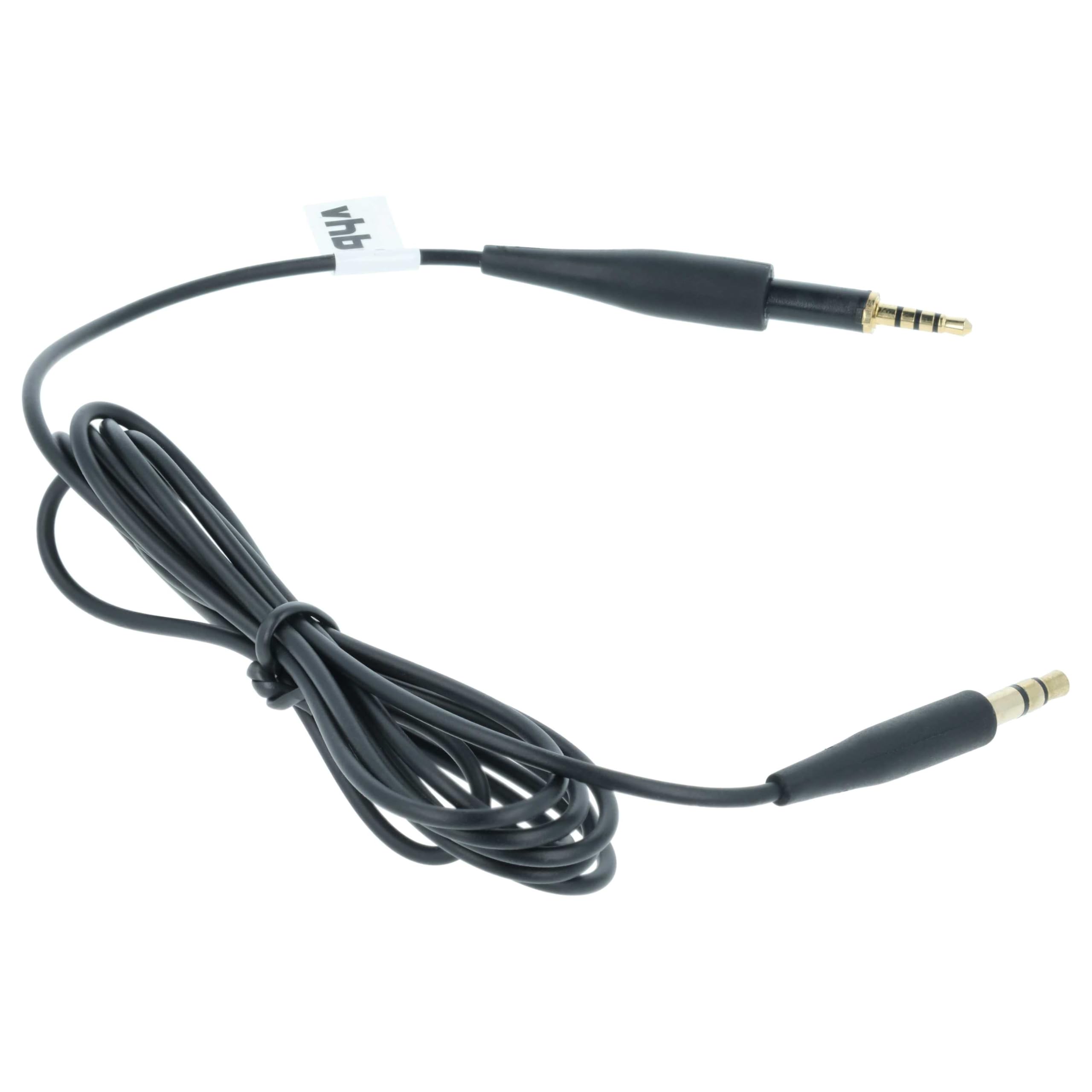vhbw Cavo audio AUX per AKG K450 cuffie jack 110cm nero