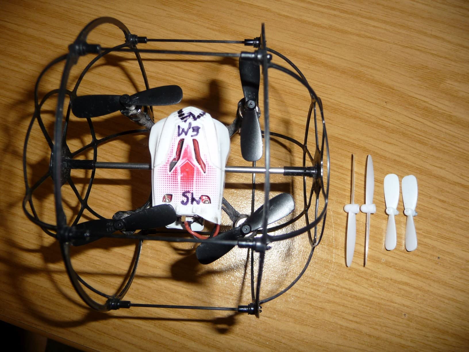 vhbw Eliche Carson X4 eliche drone nero-bianco 4 pezzi