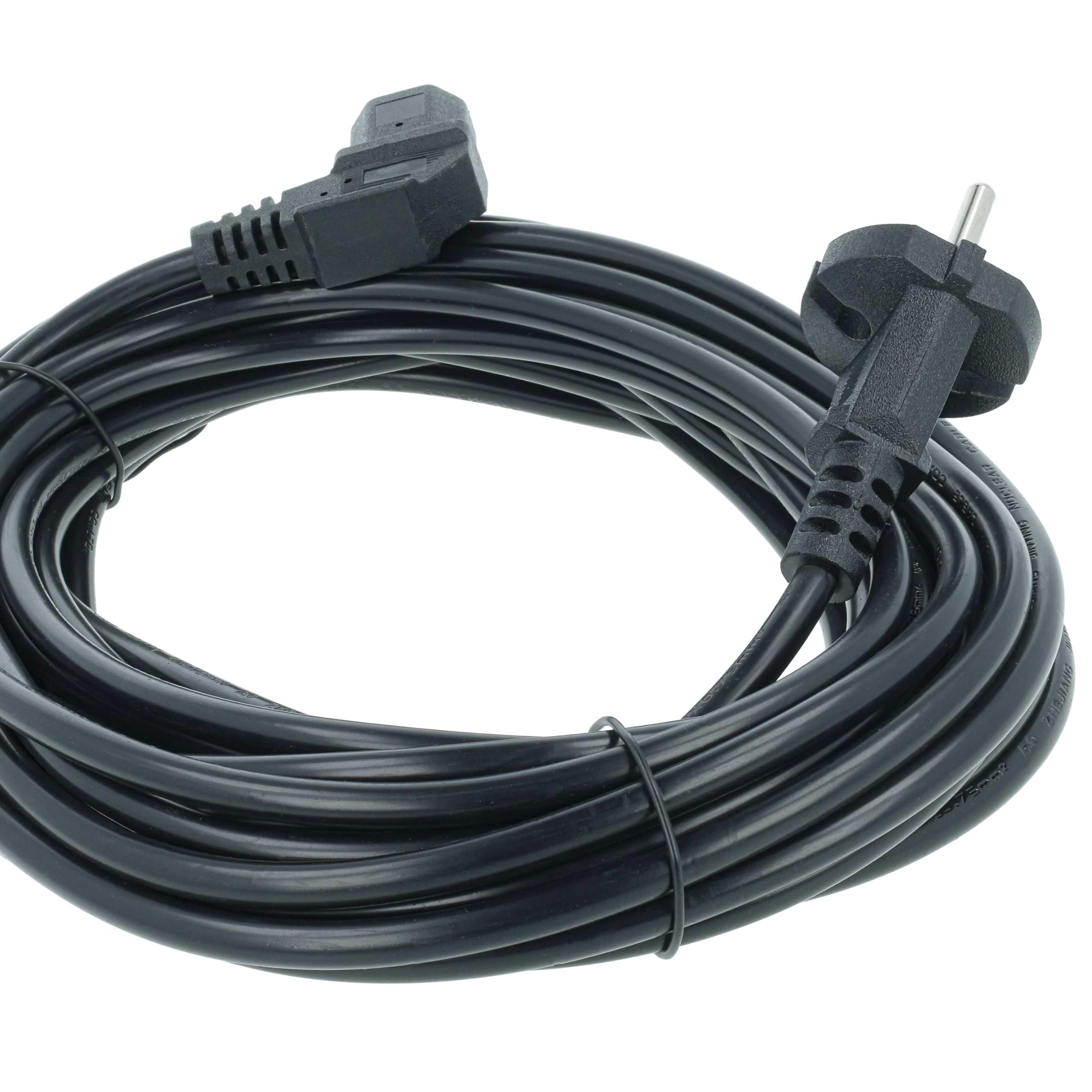vhbw Cavo alimentazione Kirby G3 aspirapolvere 10m nero