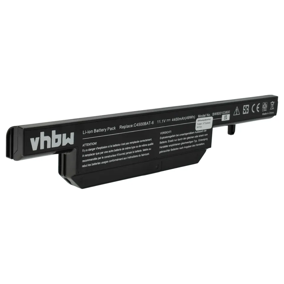 vhbw batteria notebook Terra Mobile 4400mAh 11,1V