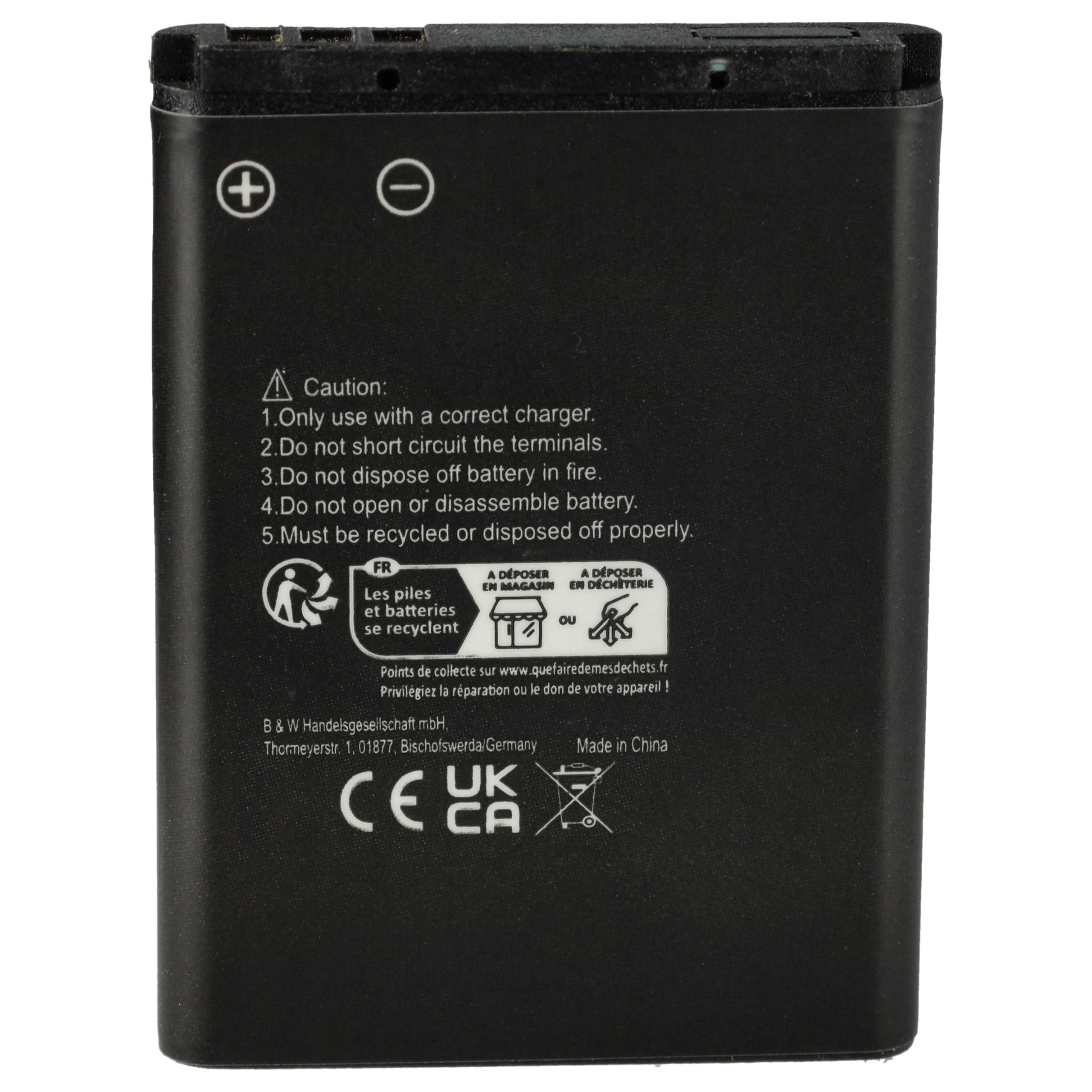 vhbw Batteria smartphone BL-5B 900mAh per Nokia