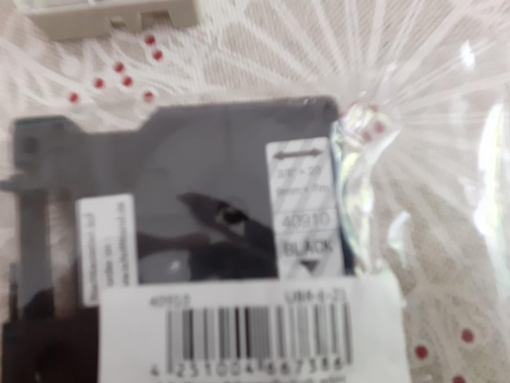 vhbw cassetta nastro Dymo LabelWriter Duo 9mm nero
