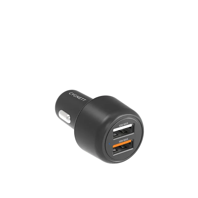 Cygnett Caricatore Auto USB-A 30W Nero Power Delivery