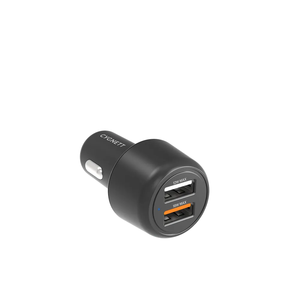 Cygnett Caricatore Auto USB-A 30W Nero Power Delivery