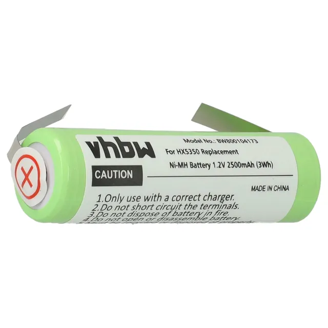 vhbw batteria NiMH 2500mAh per Braun Professional Care 700