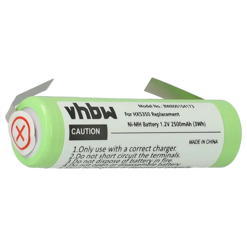 vhbw batteria NiMH 2500mAh per Braun Professional Care 700